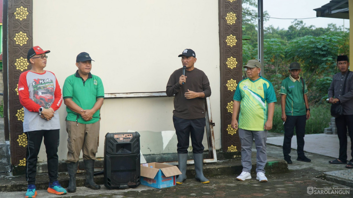 24 April 2026 Gotong Royong Berbakti Maju di Pasar Limbur Kelurahan Limbur Tembesi Kecamatan Bathin VIII