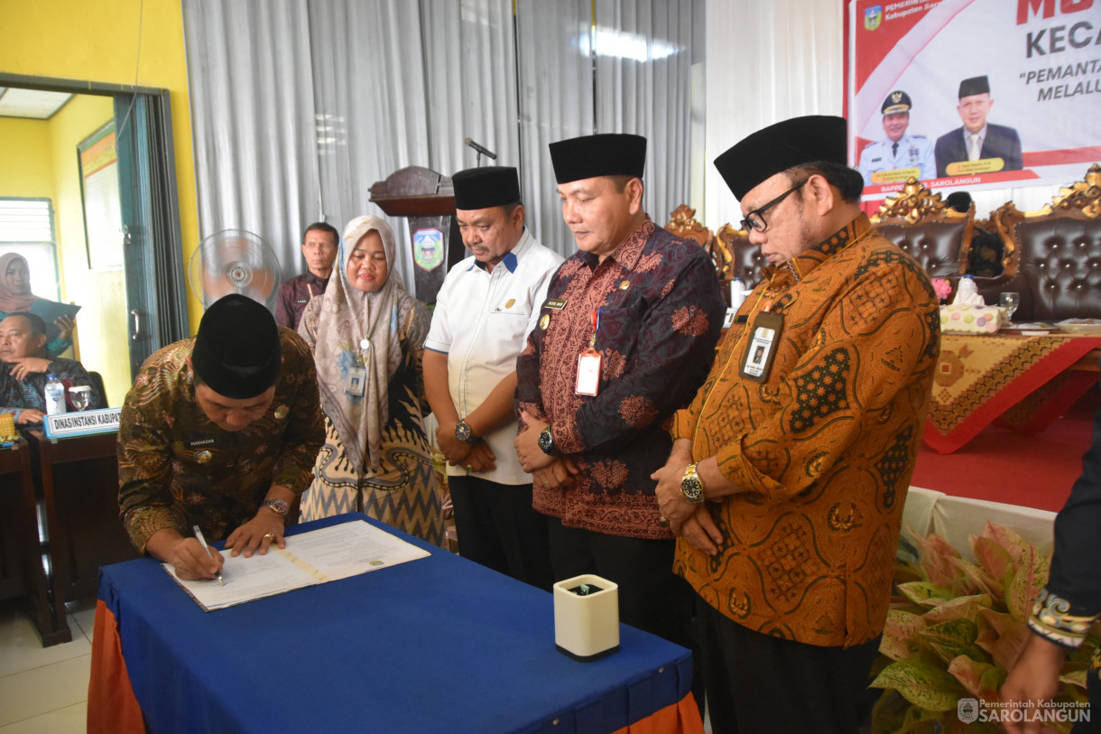 1 Februari 2024 - Musrenbang Kecamatan Limun Di Kantor Camat Limun