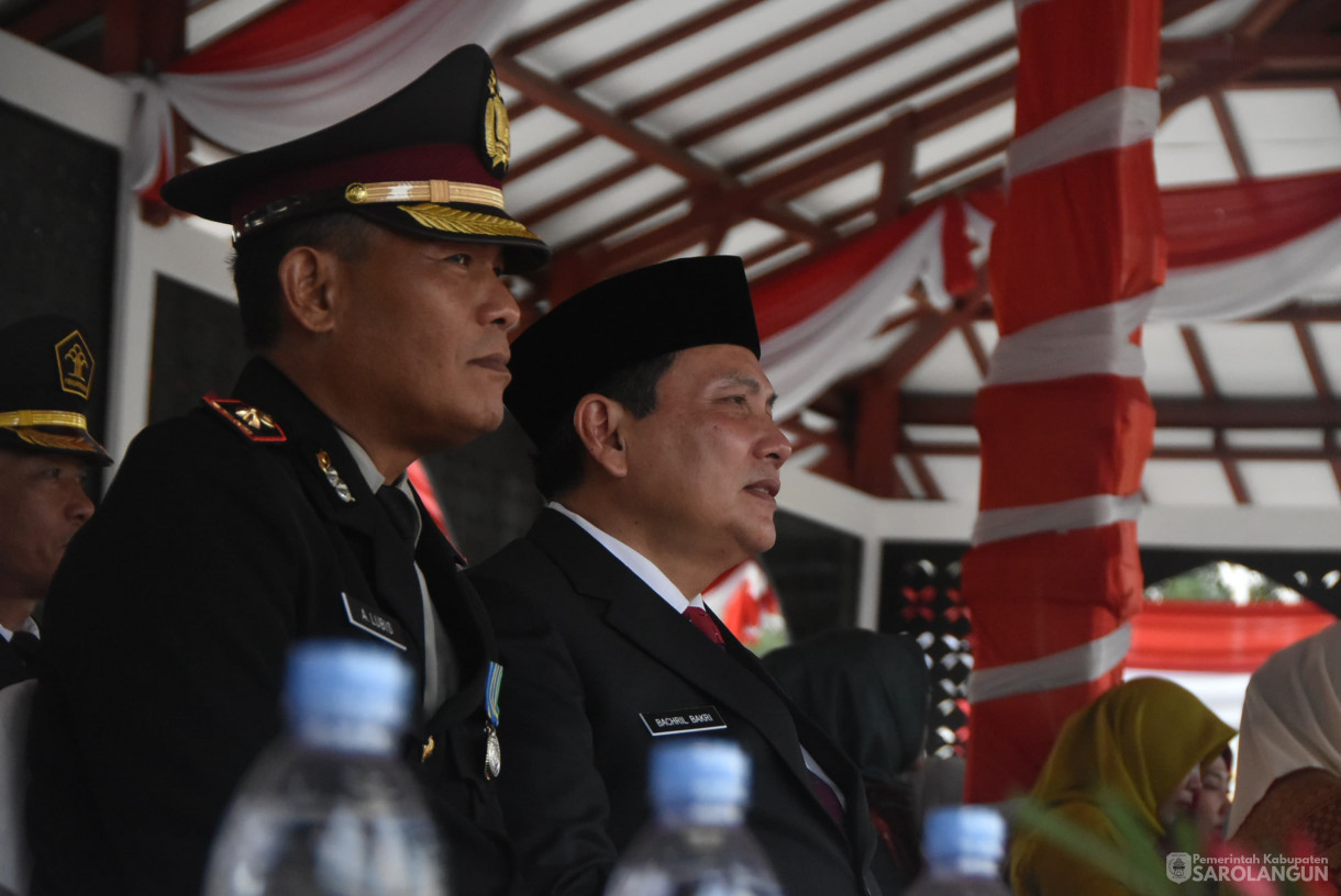 17 Agustus 2024 -&nbsp;Upacara Penurunan Bendera Merah Putih Dalam Rangka HUT RI Ke 79, Bertempat di Lapangan Gunung Kembang Sarolangun