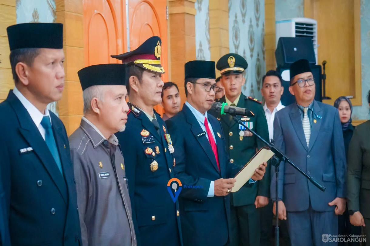 15 Agustus 2026 Pengukuhan Pasukan Pengibar Bendera Pusaka Tingkat Kabupaten Sarolangun Tahun 2026