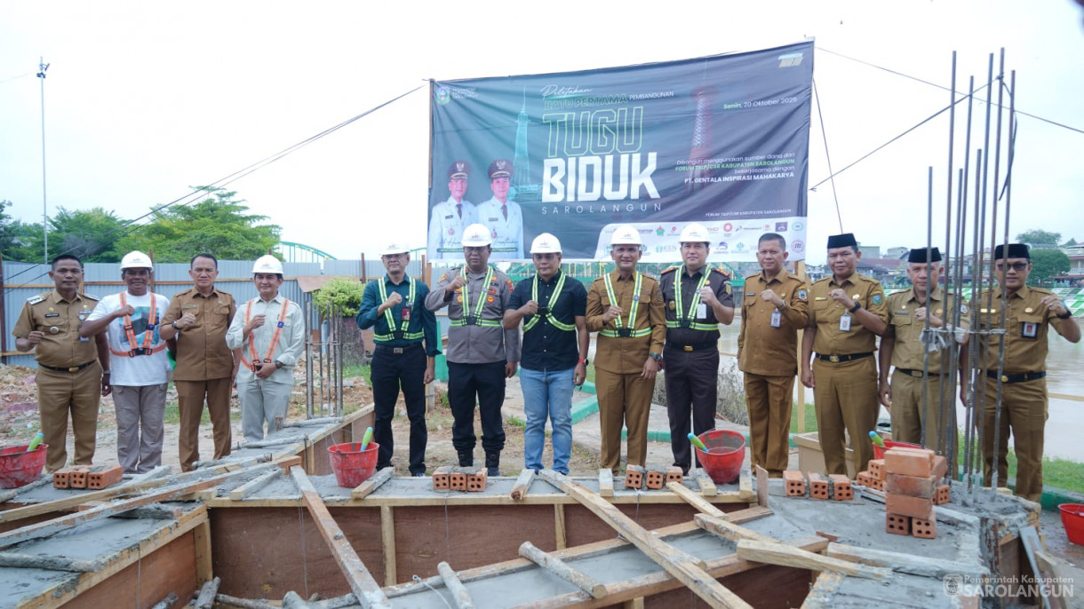 20 Oktober 2025&nbsp; Peletakan Batu Pertama Tugu Biduk