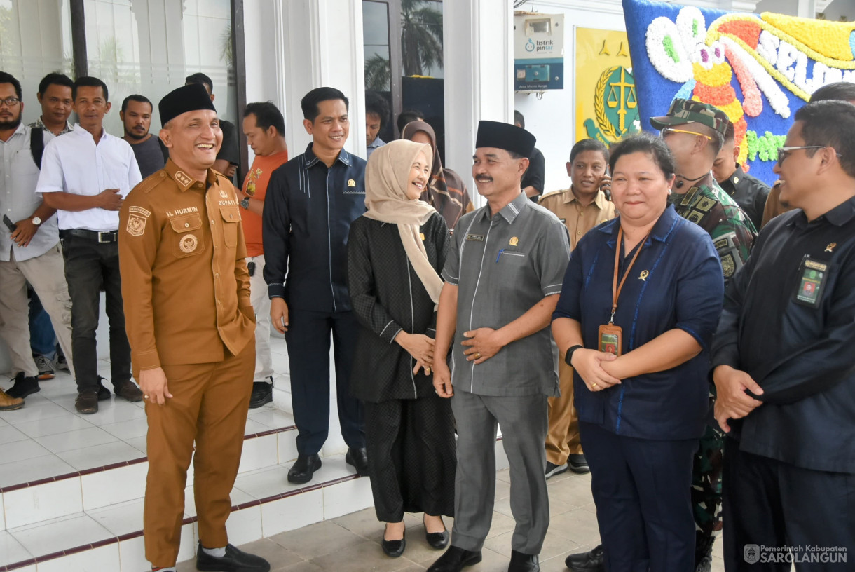 29 Juli 2025 - Penyambutan Kejari Sarolangun di Kantor Kejaksaan Negeri Sarolangun