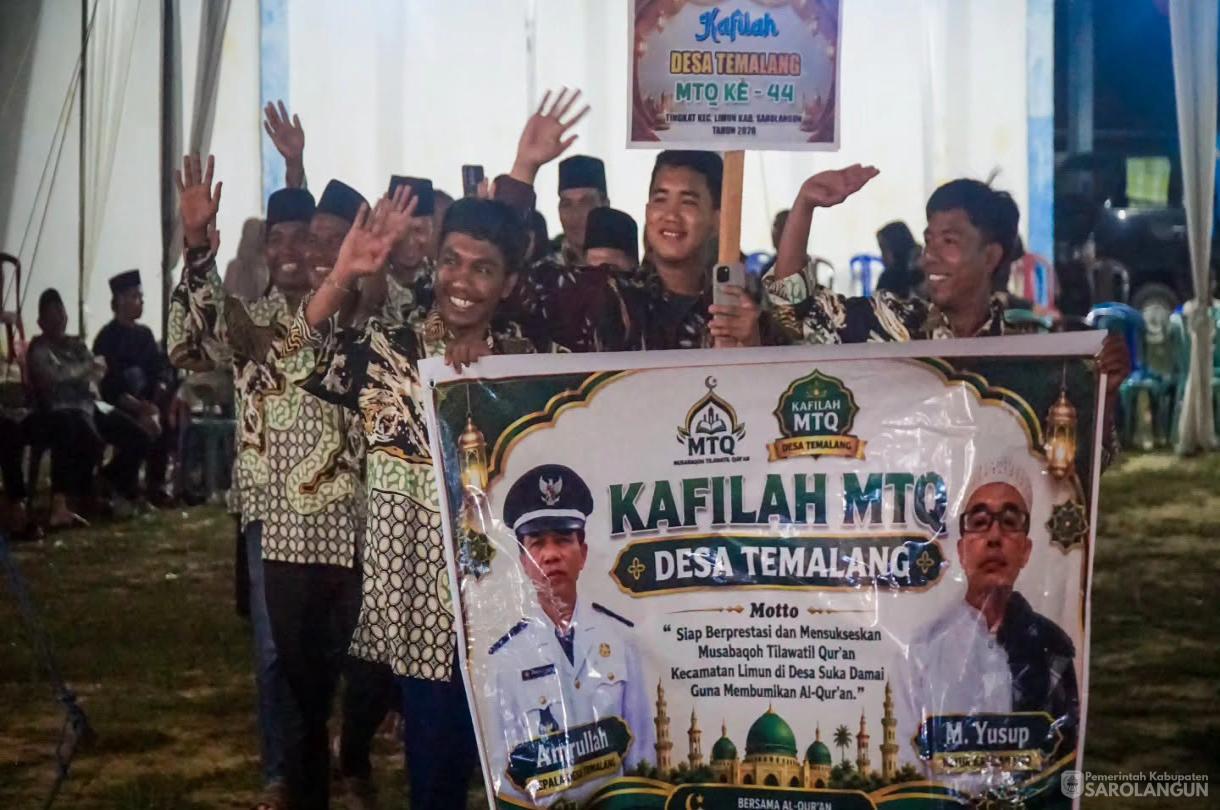 27 Juni 2026 Pembukaan MTQ Tingkat Kecamatan Limun di Desa Sukadamai Kecamatan Limun