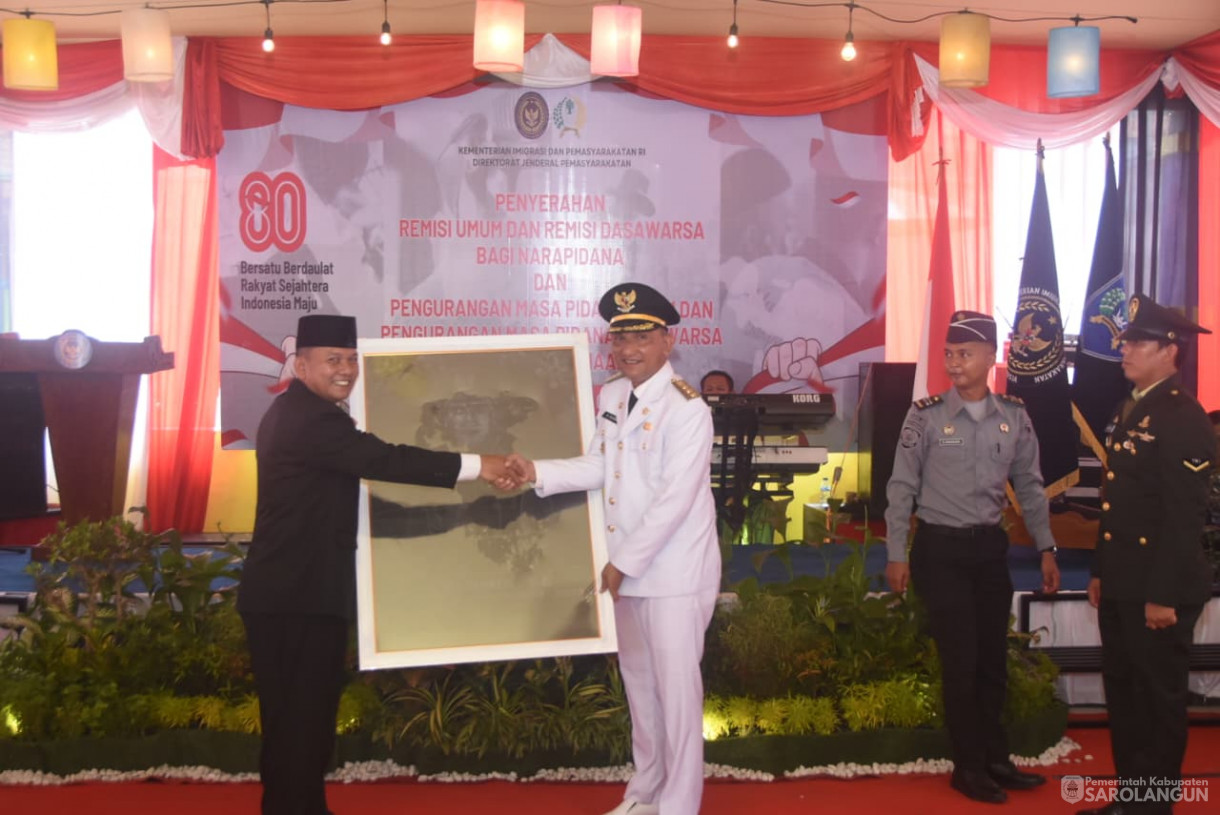 17 Agustus 2025&nbsp; Pemberian Remisi di Lapas Kelas II B Sarolangun