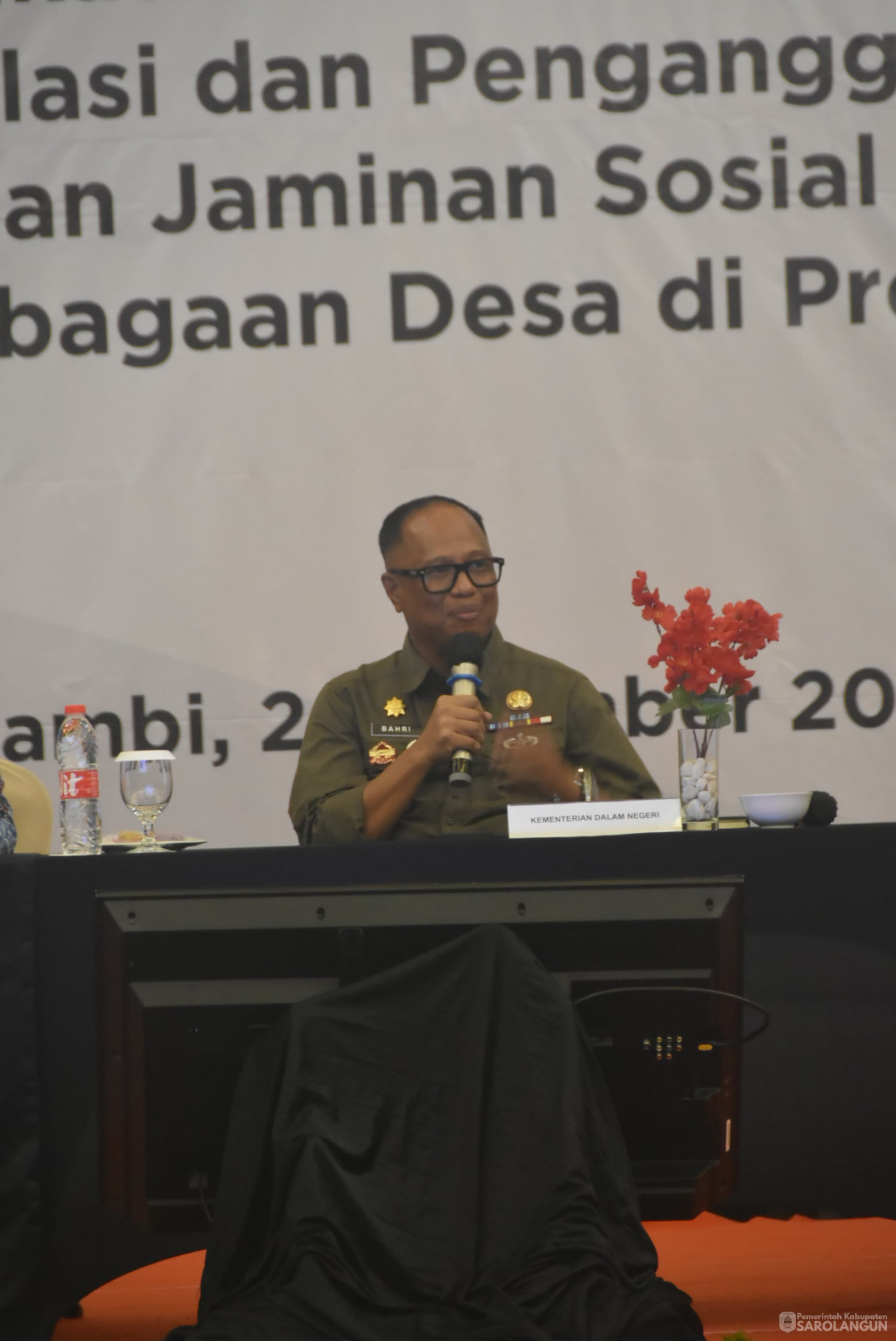 2 Desember 2024 - Kegiatan Perlindungan Jaminan Sosial Ketenagakerjaan Melalui Program Penganggaran APBD di Provinsi Jambi, Bertempat di Aula Swissbell Hotel Kota