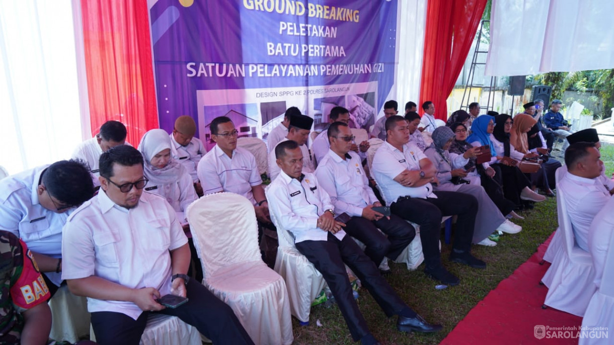 6 Agustus 2025 - Kegiatan Ground Breaking dan Launching Satuan Pelayanan Pemenuhan Gizi Polres Sarolangun SPPG Polres Sarolangun di Bertempat Kantor Camat Singkut
