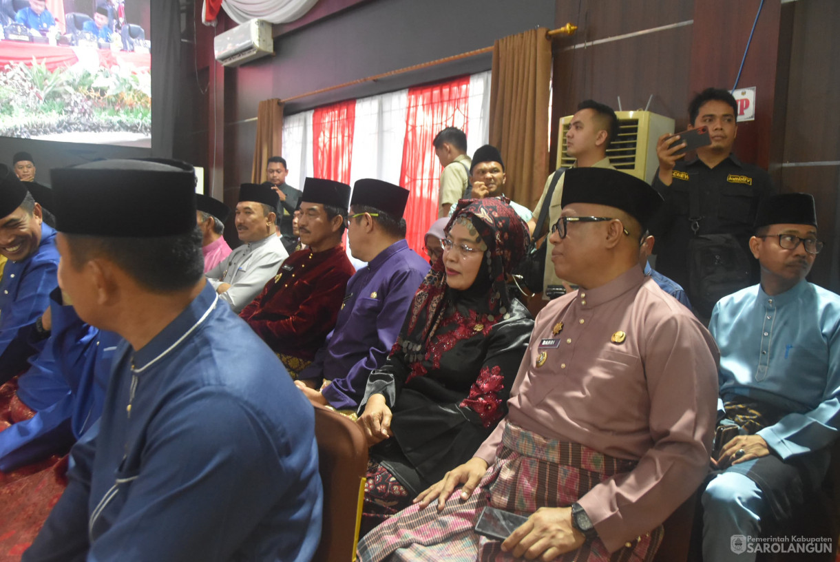 12 Oktober 2024 - Rapat Paripurna HUT Kabupaten Tebo, Bertempat di Gedung DPRD Tebo