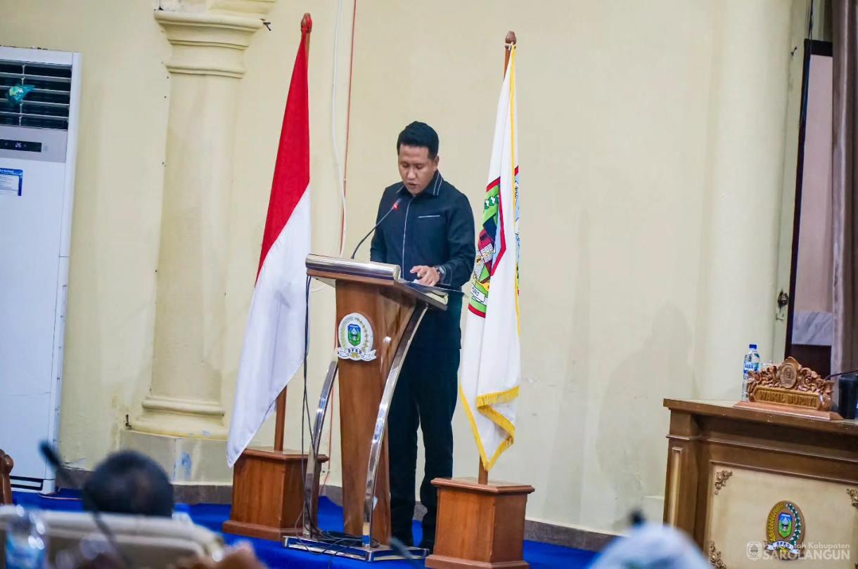 3 Agustus 2026 Rapat Paripurna Tingkat I Tahap II di Gedung DPRD Kabupaten Sarolangun dan Rapat Paripurna Laporan Pansus II dan Pansus III DPRD Kabupaten Sarolangun Terhadap PAD dan Aset Kabupaten Sarolangun