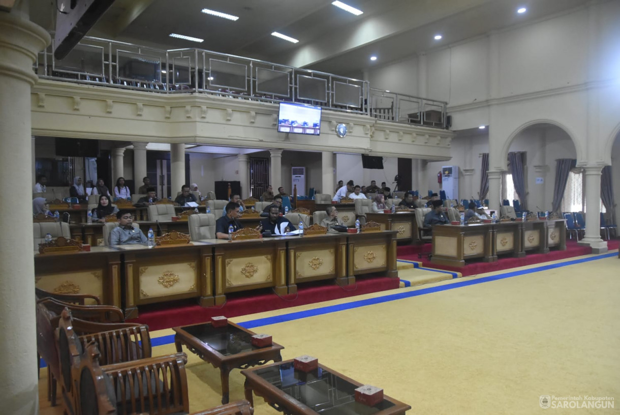 25 November 2024 - Rapat Paripurna Tingkat I Tahap 2, Bertempat di Gedung DPRD Sarolangun