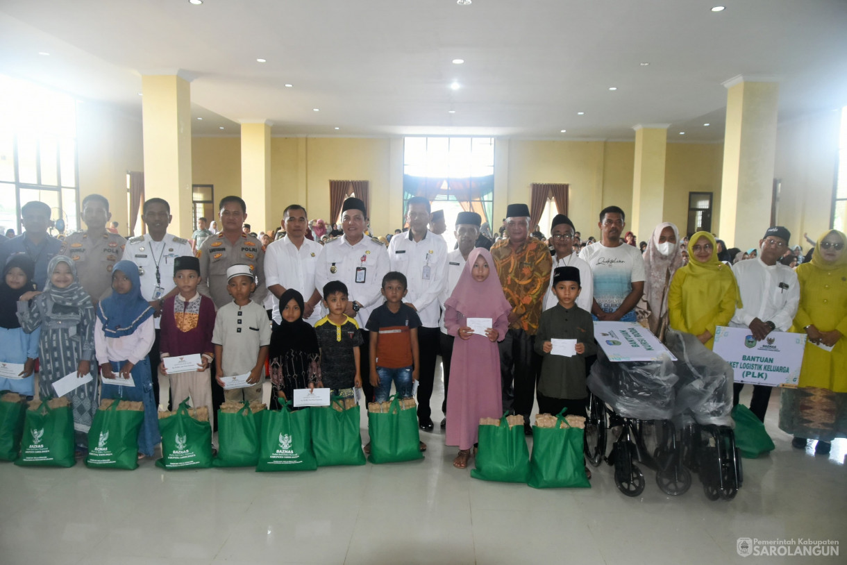 10 Juli 2024 - Santunan Anak Yatim SeKabupaten Sarolangun Dalam Rangka Menyambut Hari Raya Anak Yatim, Bertempat di Gedung LPTQ Sarolangun