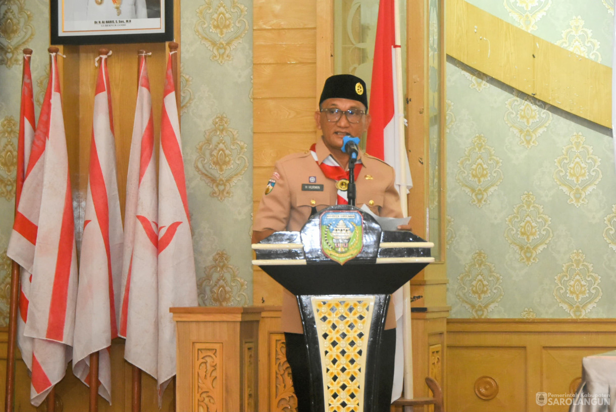 9 Juli 2025 -&nbsp;Pelantikan Ketua Majelis Pembimbing Cabang dan Wakil Ketua Majelis Cabang Gerakan Pramuka Sarolangun