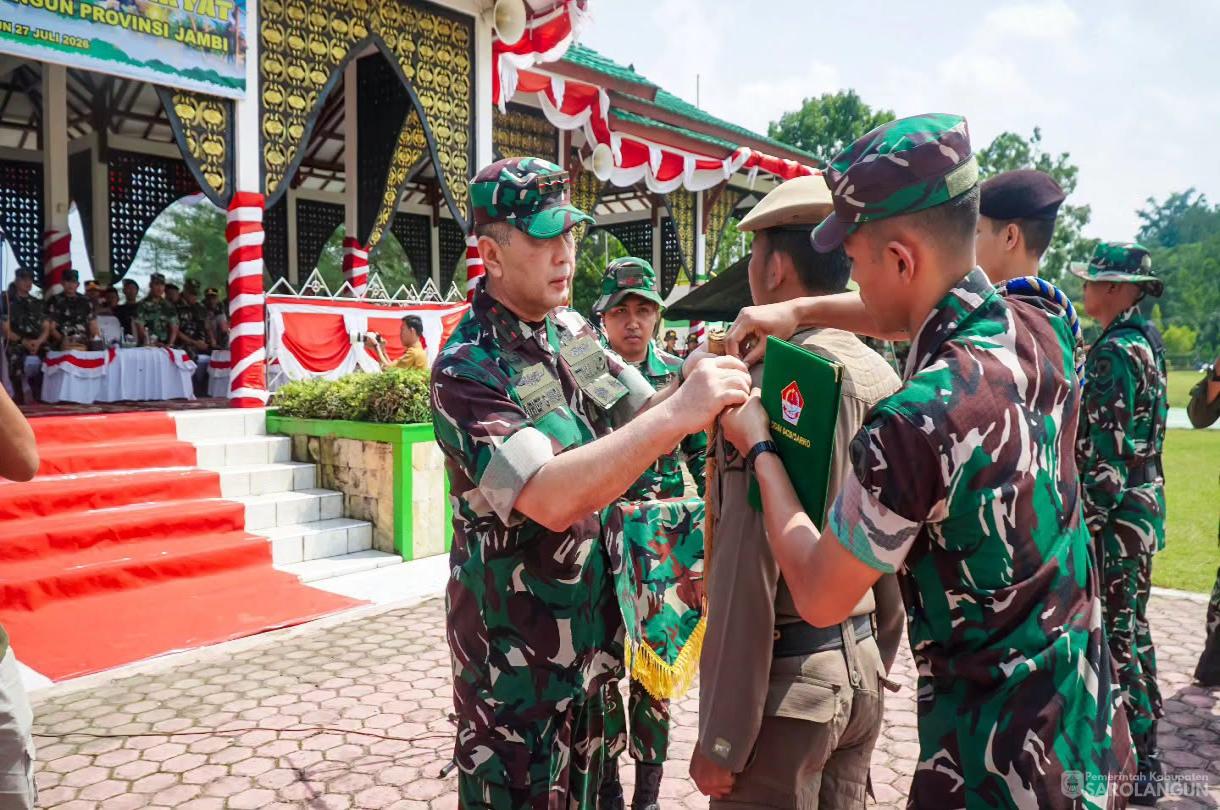 27 Juli 2026 Upacara Penutupan Karya Bhakti Skala Besar di Lapangan Gunung Kembang Sarolangun