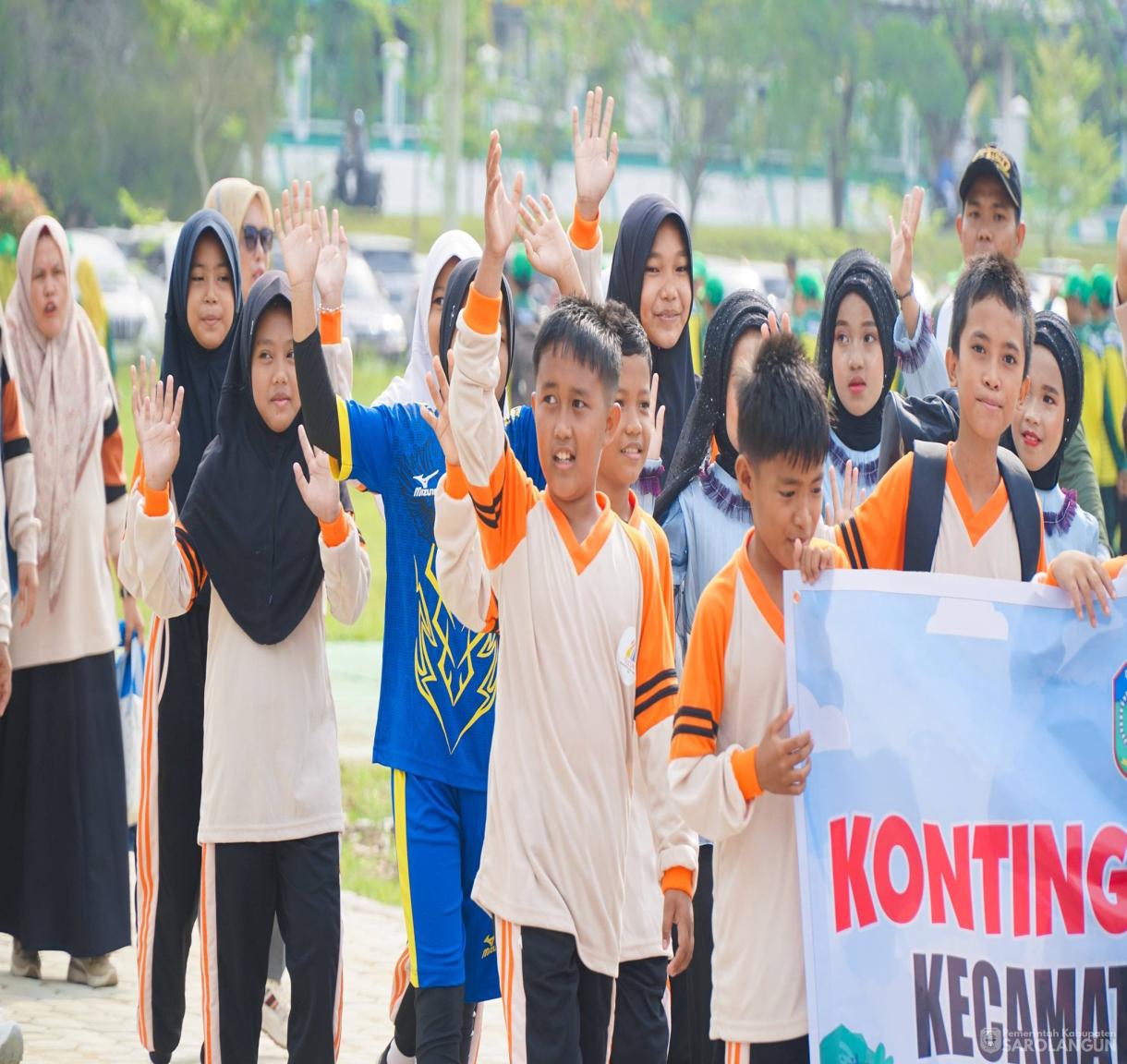 4 Juni 2026 Upacara Pembukaan O2SN, FLS3N, dan GSU Jenjang SD dan SMP Tingkat Kabupaten Sarolangun Tahun 2026 di Lapangan Gunung Kembang Sarolangun