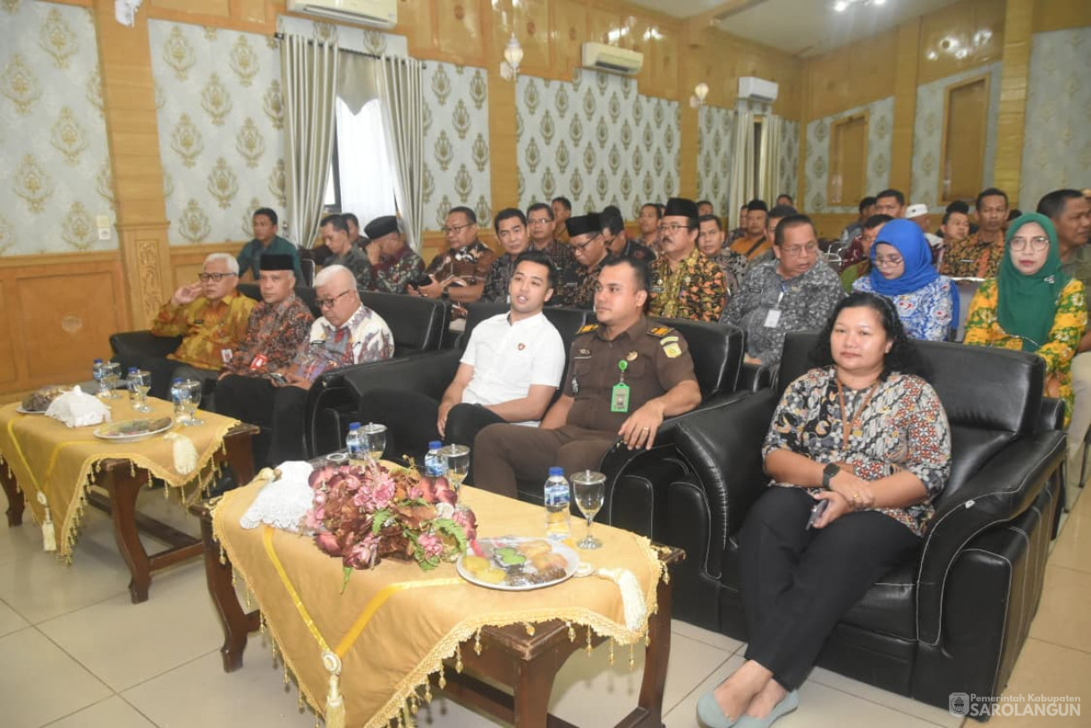 6 November 2025&nbsp; Pembukaan Secara Resmi Kegiatan Sosialisasi Peraturan Pencegahan Korupsi di Kabupaten Sarolangun