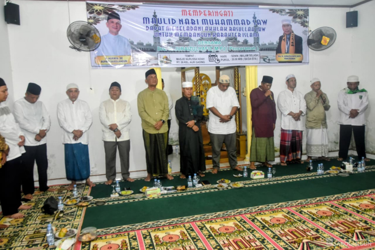 22 September 2025 Maulid Nabi Muhammad SAW di Masjid Nurussaadah RT 26 Kelurahan Aurgading