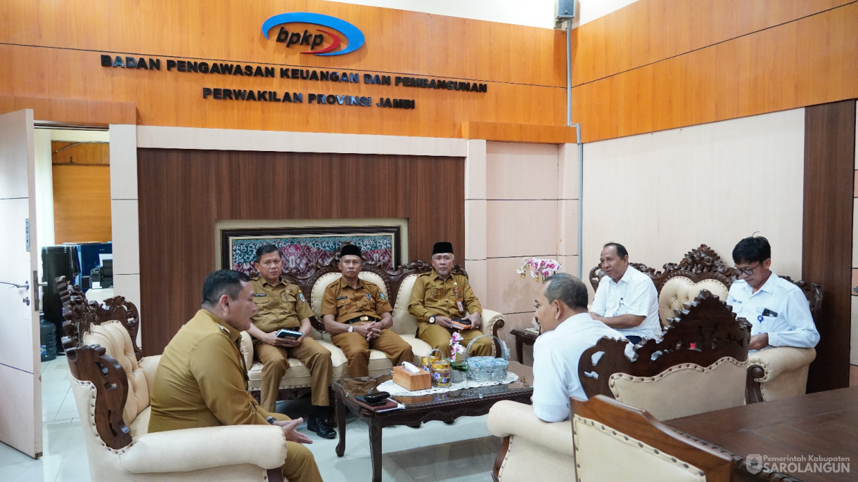 30 Januari 2024 - Koordinasi Dengan BPKP Provinsi Jambi Terkait Pembangunan Di Kabupaten Sarolangun