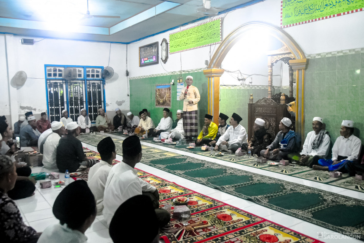 13 Maret 2025 -&nbsp;Safari Ramadhan Bertempat di Masjid Al Abrar Renah Tanjung Desa Lubuk Resam Hilir Kecamatan Cermin Nan Gedang