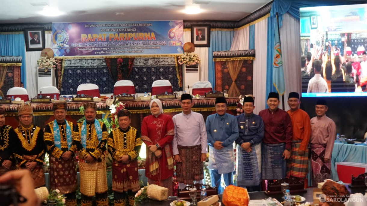Rapat Paripurna HUT Kabupaten Kerinci ke 67