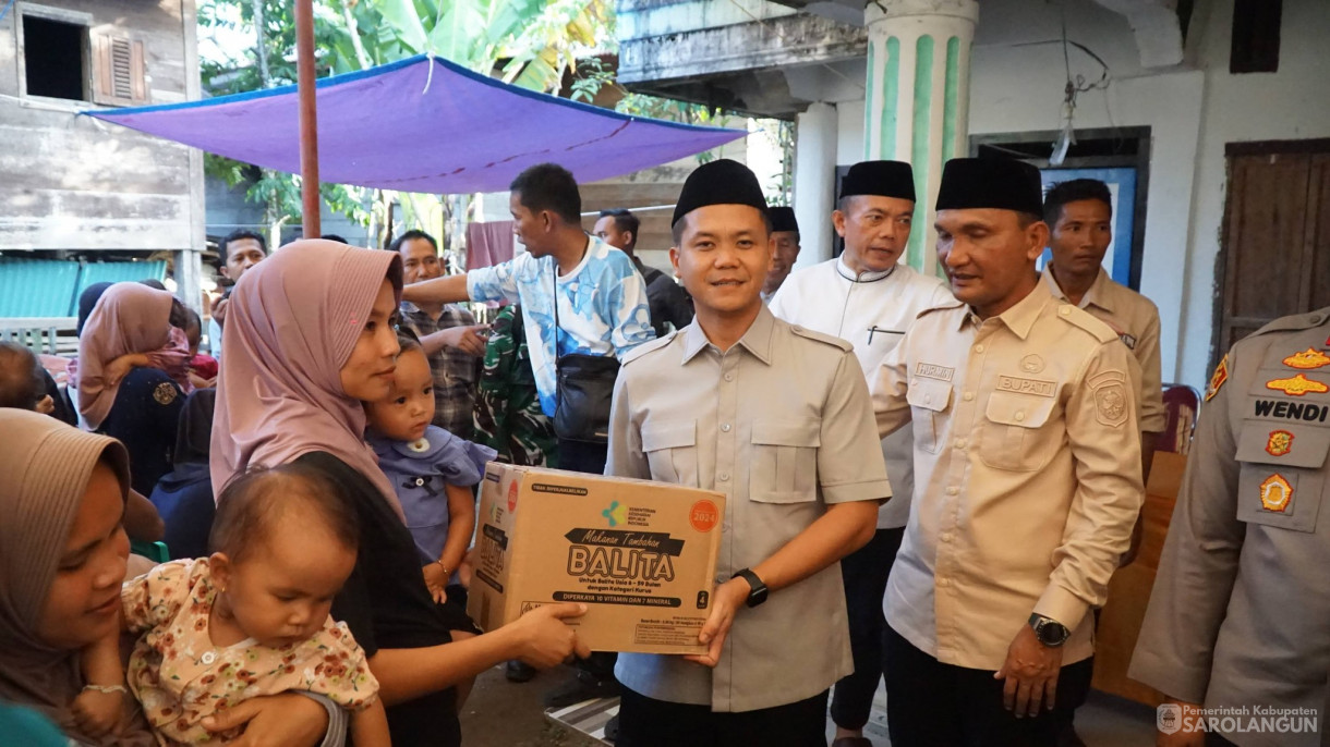 27 Februari 2026&nbsp;Penyerahan Bantuan untuk Balita, Ibu Hamil, Ibu Menyusui di Dusun Sekaladi Desa Batu Empang
