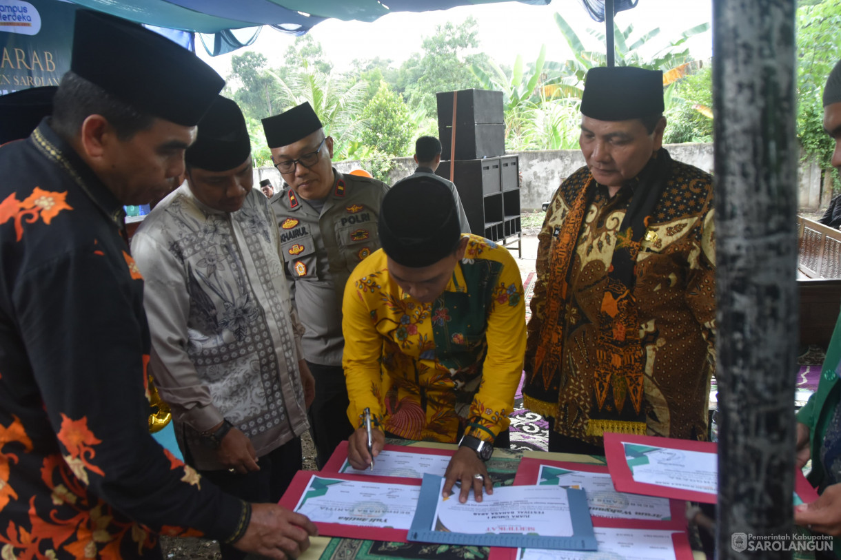 14 Januari 2024 - Festival Bahasa Arab Tingkat Madrasah Aliyah Sekabupaten Sarolangun Dalam Rangka Memperingati Hari Bahasa Arab Sedunia Di Stai Maarif Kecamatan Pelawan