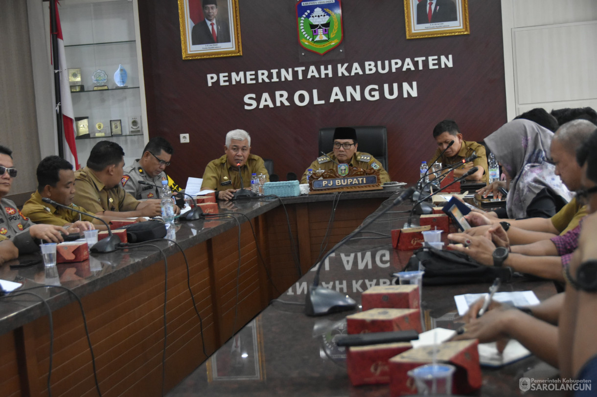 23 Januari 2024 - Penyelesaian Permasalahan Hak Atas Tanah Untuk Kegiatan Usaha Pertambangan PT. Minimex Indonesia Di Ruang Pola Utama Bupati Sarolangun