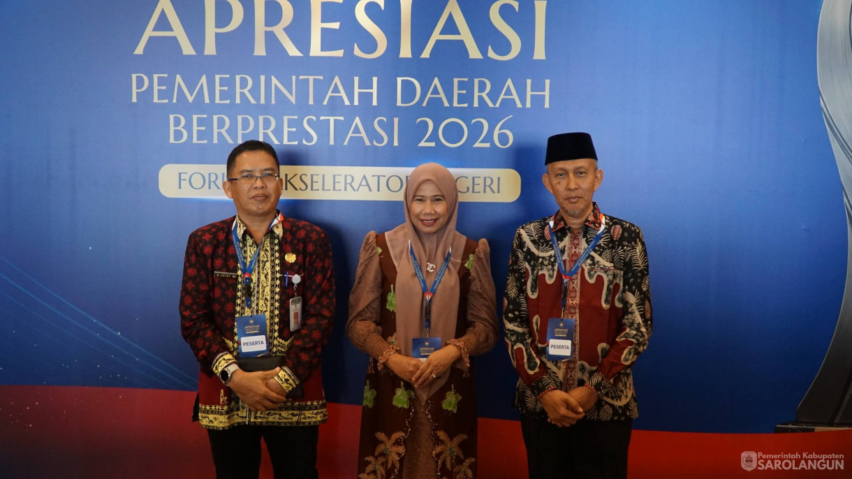 25 April 2026 Sekretaris Daerah Kabupaten Sarolangun Menghadiri Forum Diskusi pada Acara Apresiasi Pemerintah Daerah Berprestasi 2026 di Wyndham Hotel Palembang