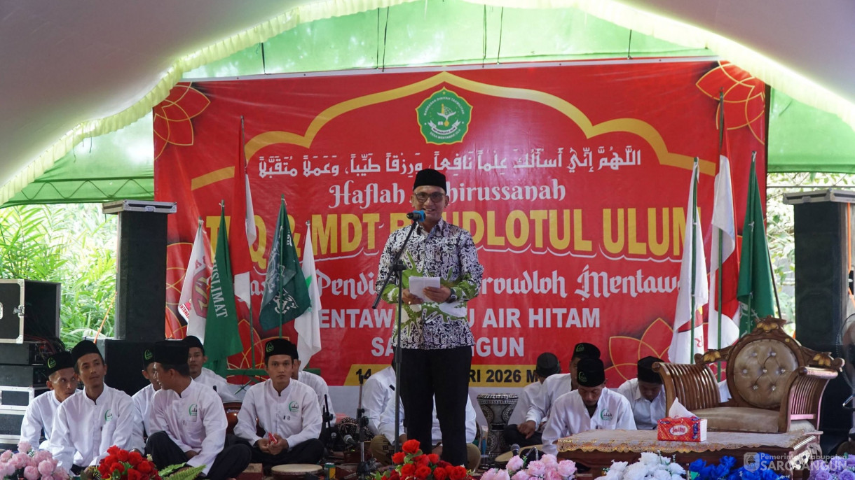 15 Februari 2026&nbsp;Pengajian Haflah Akhirussanah TPQ dan MDT Raudlatul Ulum Desa Mentawak Ulu Kecamatan Air Hitam