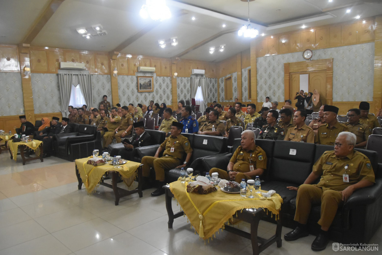 30 September 2024 -&nbsp;Pelantikan Dan Pengambilan Sumpah Janji Jabatan Penjabat Sekretaris Daerah Sarolangun, Bertempat di Aula Utama Kantor Bupati Sarolangun