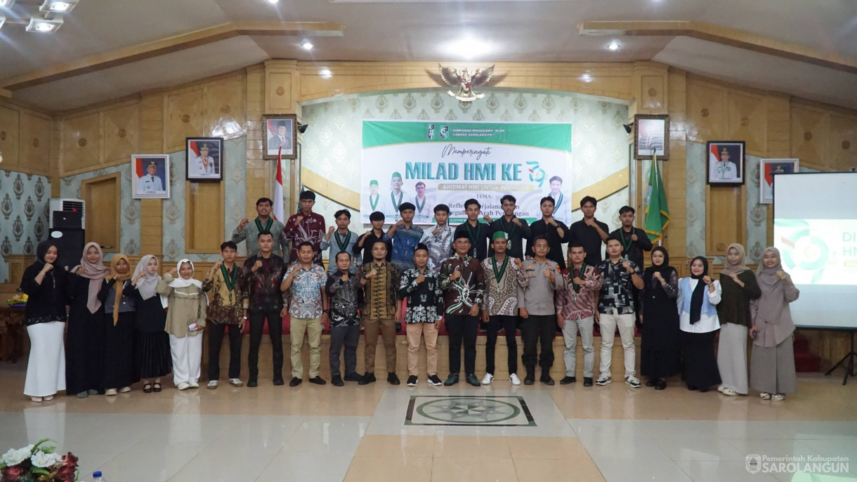 7 Februari 2026&nbsp; Milad Himpunan Mahasiswa Islam Kabupaten Sarolangun ke 79 Tahun