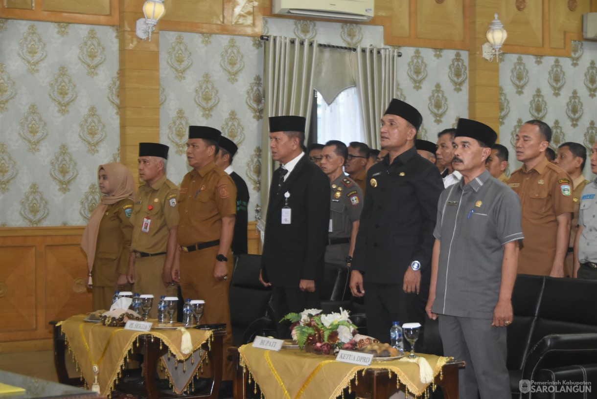 29 Juli 2025 - Pelantikan Pj Sekretaris Daerah Sarolangun di Aula Bappeda Sarolangun