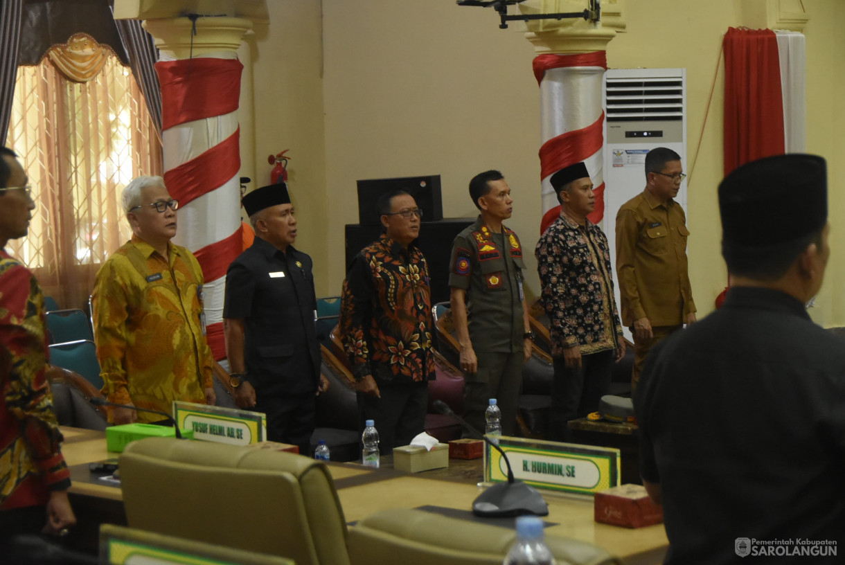 15 Agustus 2024 - Rapat Paripurna Tingkat I Tahap I, Bertempat di Gedung DPRD Kabupaten Sarolangun