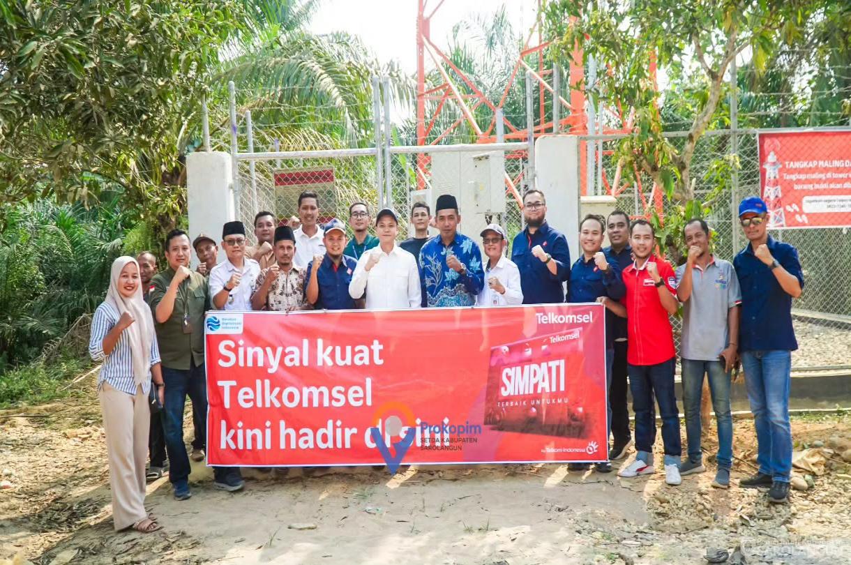 12 Agustus 2026 Meninjau lokasi pembangunan Tower Telkomsel di Desa Seko Besar, Kecamatan Pauh