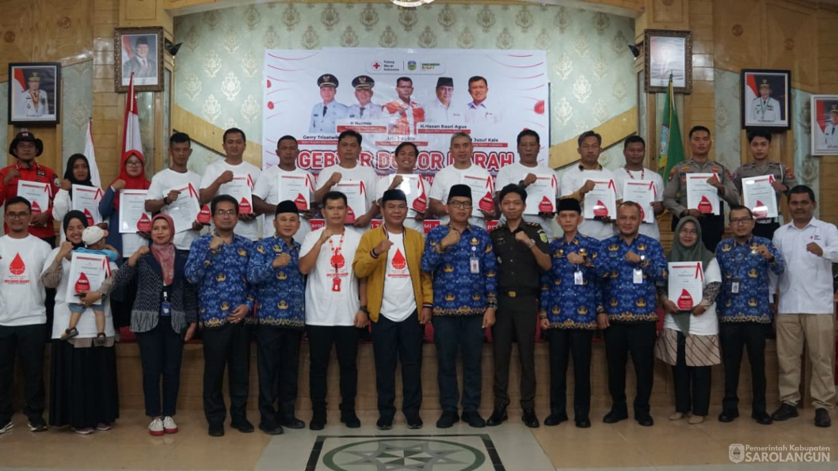 Gebyar Donor Darah Dukung Penuh Program PMI Sarolangun