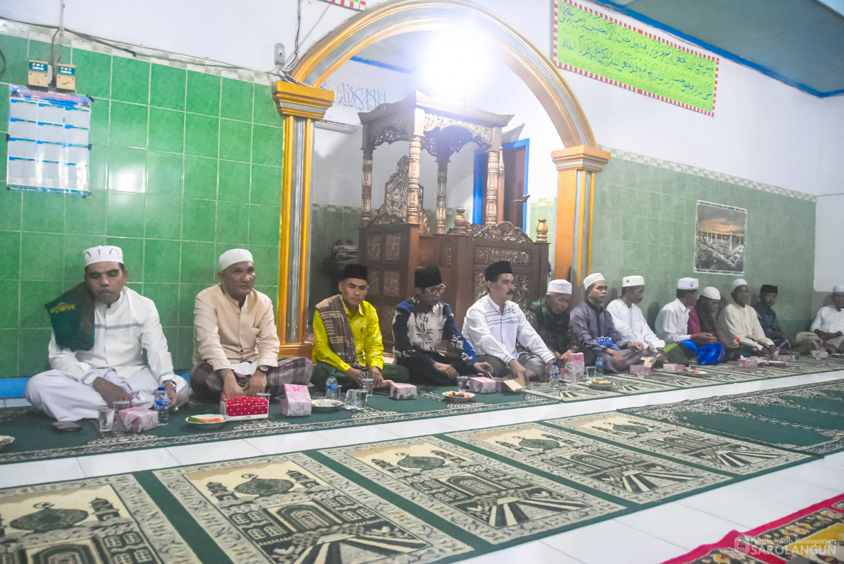 13 Maret 2025 -&nbsp;Safari Ramadhan Bertempat di Masjid Al Abrar Renah Tanjung Desa Lubuk Resam Hilir Kecamatan Cermin Nan Gedang