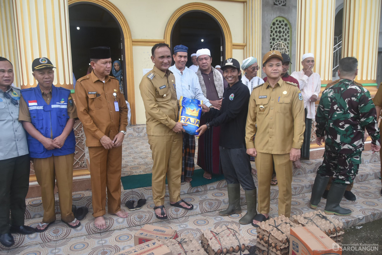 3 Maret 2025 -&nbsp;Meninjau Lokasi Banjir di Desa Ladang Panjang dan Desa Lidung
