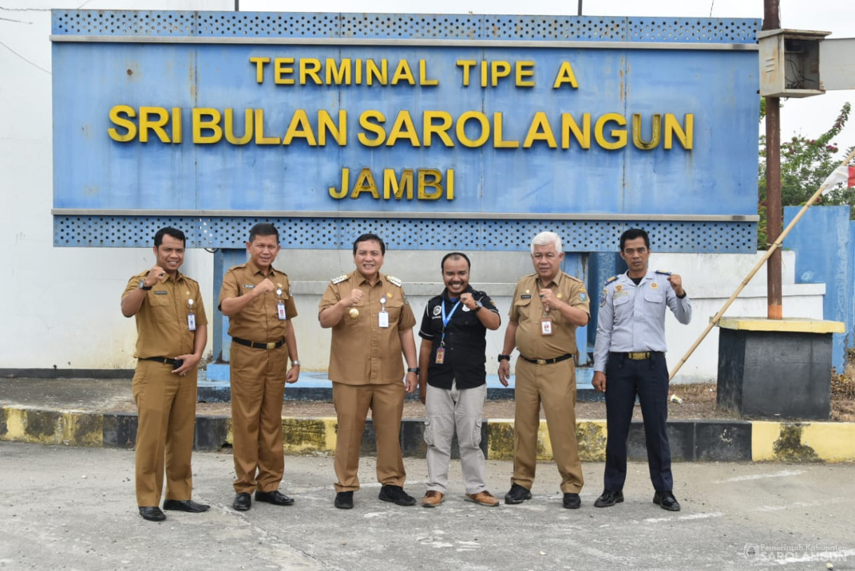 5 September 2023 - Penjabat Bupati Sarolangun Dr. Ir. Bachril Bakri, M.App.Sc Meninjau Terminal Tipe A Sri Bulan Sarolangun