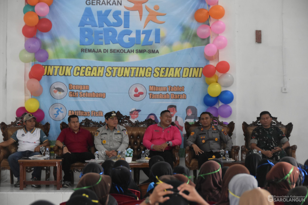 1 Desember 2023 - Gerakan Aksi Bergizi Remaja Di Sekolah Smp dan Sma Untuk Cegah Stunting Sejak Dini Diaula Desa Sungai Baung Sarolangun