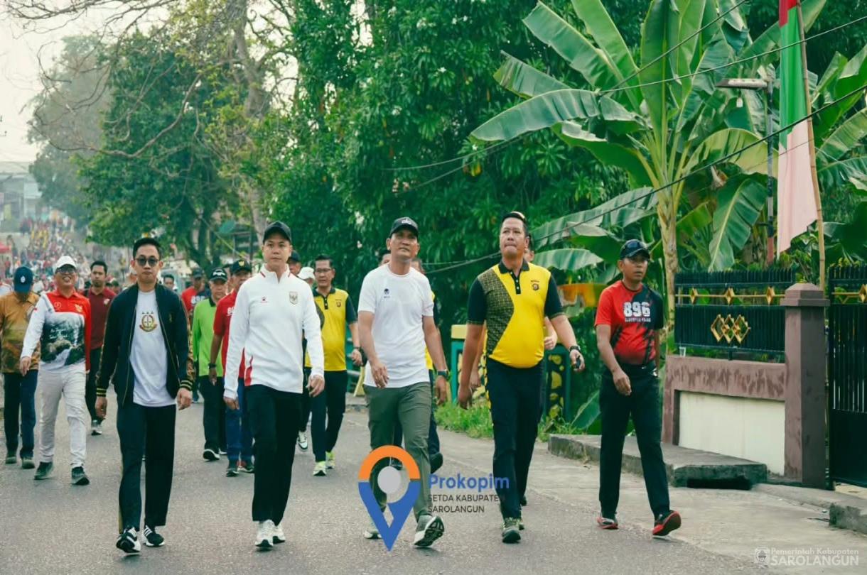 16 Agustus 2026 Jalan Santai, Senam Bersama, Lomba Makan Kerupuk dan lomba Tarik Tambang dalam Rangka Memeriahkan HUT RI Ke 81