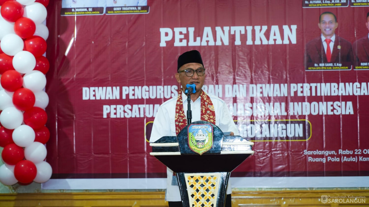 22 Oktober 2025&nbsp; Pelantikan Pengurus DPD PPNI Kabupaten Sarolangun