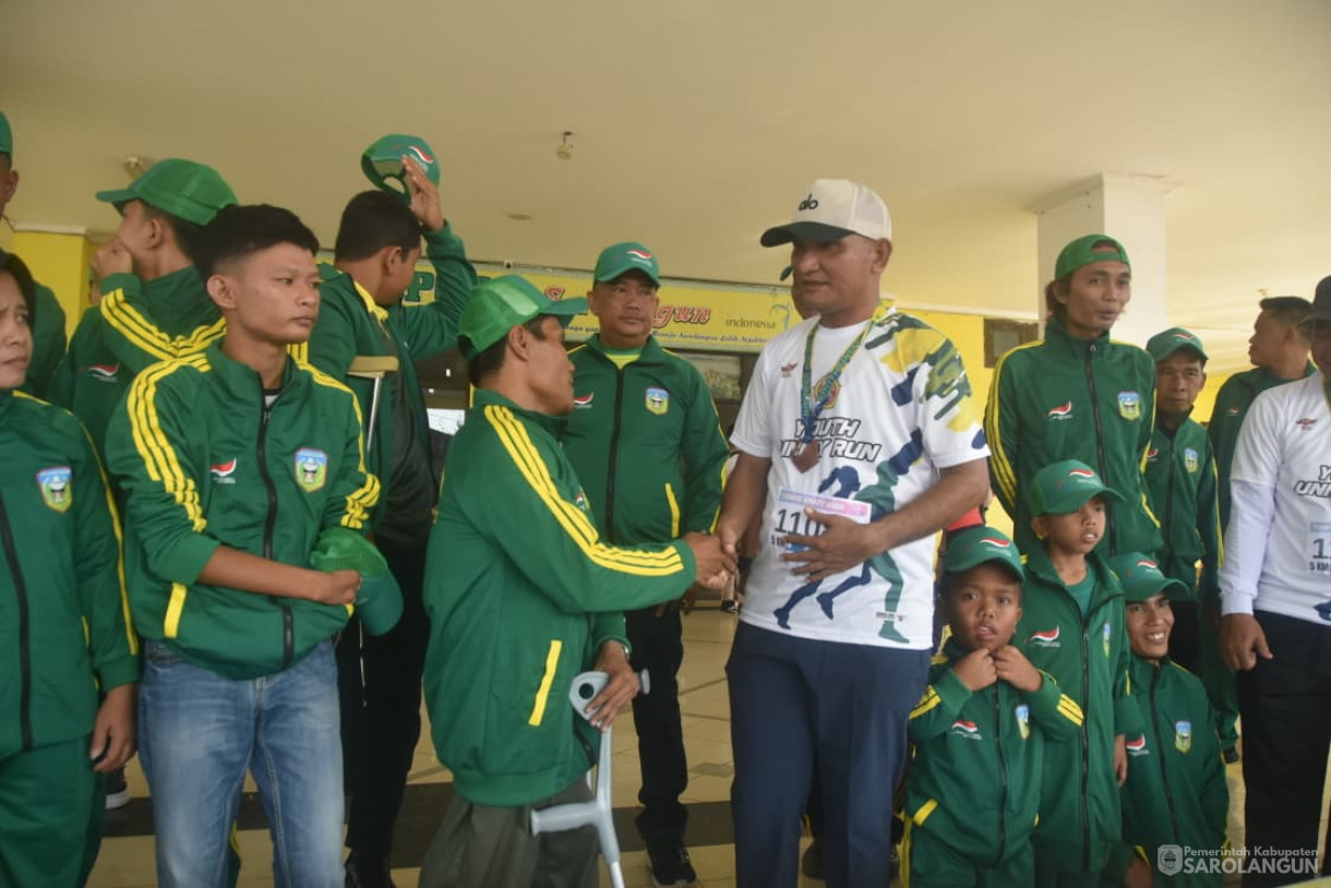 7 Desember 2025&nbsp; Pelepasan Atlet dan Pelatih NPCI Kabupaten Sarolangun menuju Pekan Paralimpik Provinsi