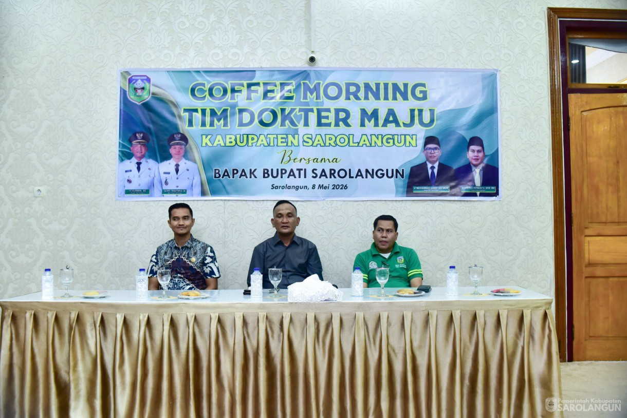 8 Mei 2026 Coffee Morning&nbsp; bersama Tim Dokter Maju&nbsp; kabupaten Sarolangun