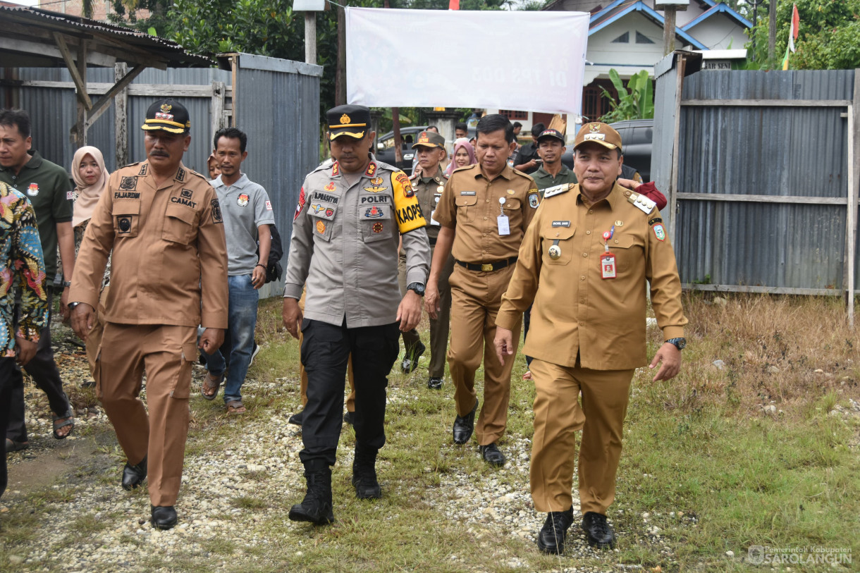 12 Februari 2024  - Meninjau Tps Beberapa Desa Di Kecamatan Singkut