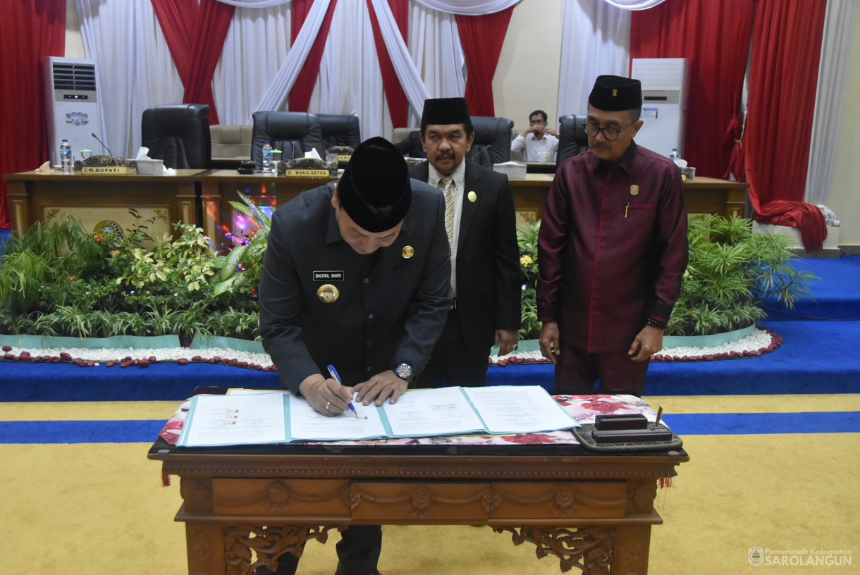 16 Agustus 2024 -&nbsp;Rapat Paripurna Tingkat 2, Bertempat di Gedung DPRD Kabupaten Sarolangun