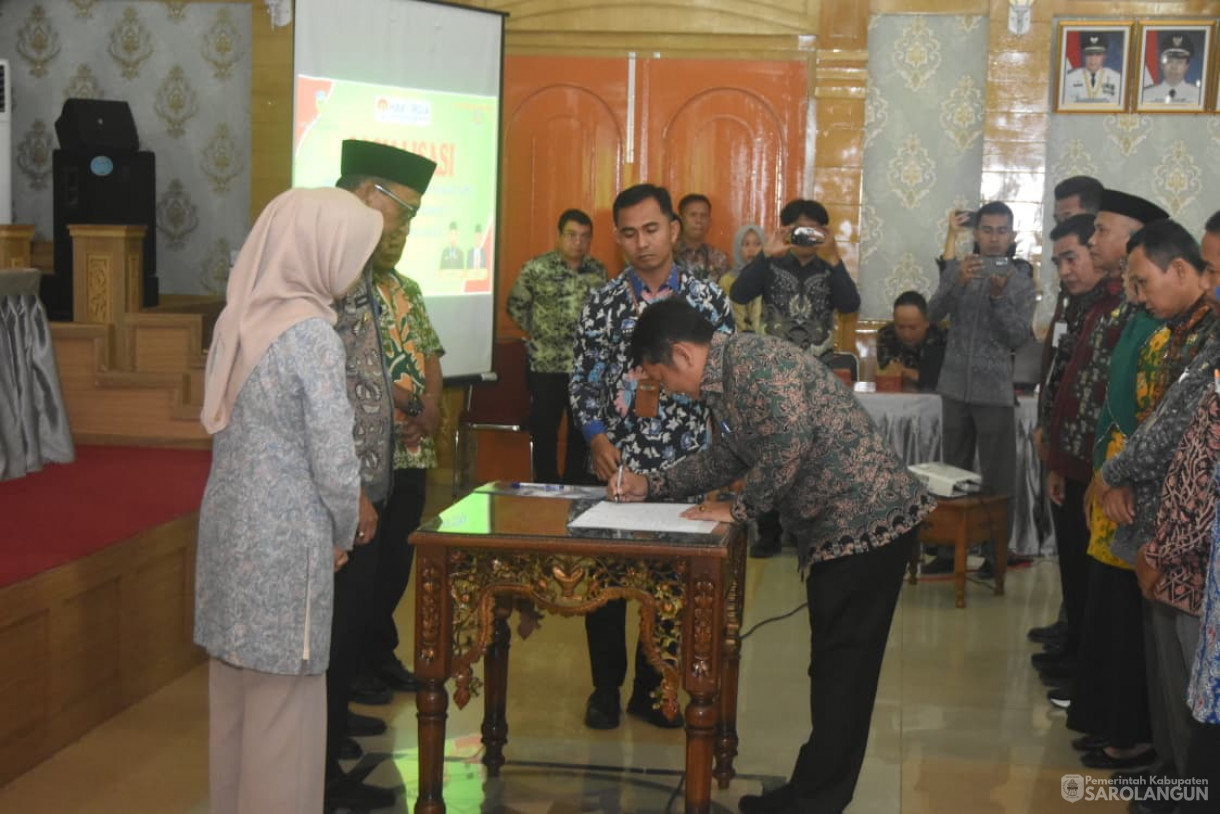 6 November 2025&nbsp; Pembukaan Secara Resmi Kegiatan Sosialisasi Peraturan Pencegahan Korupsi di Kabupaten Sarolangun