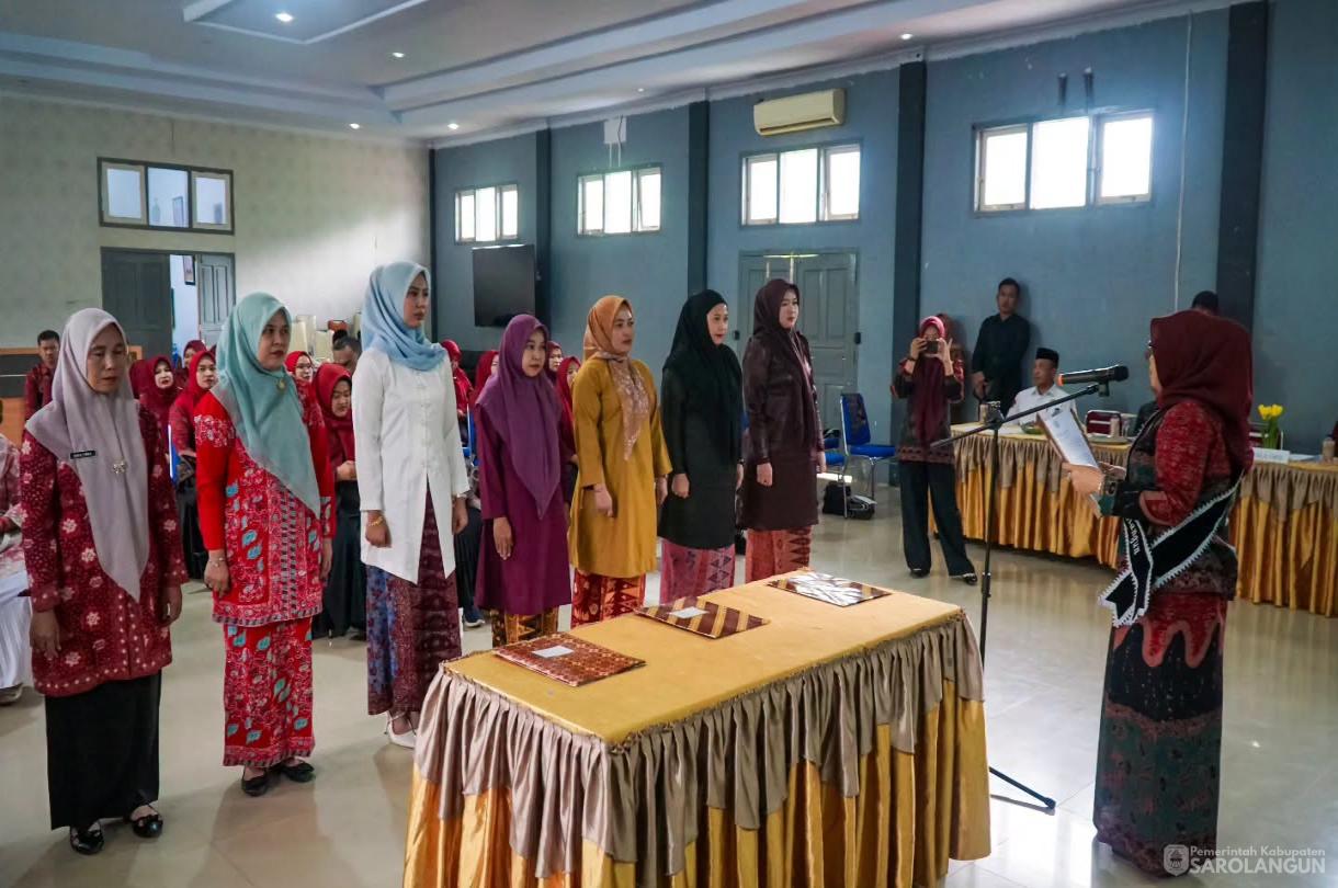 20 Juli 2026 Pengukuhan dan Rakor Tim Pokja Bunda PAUD Tahun 2026 di Aula Diknas Sarolangun