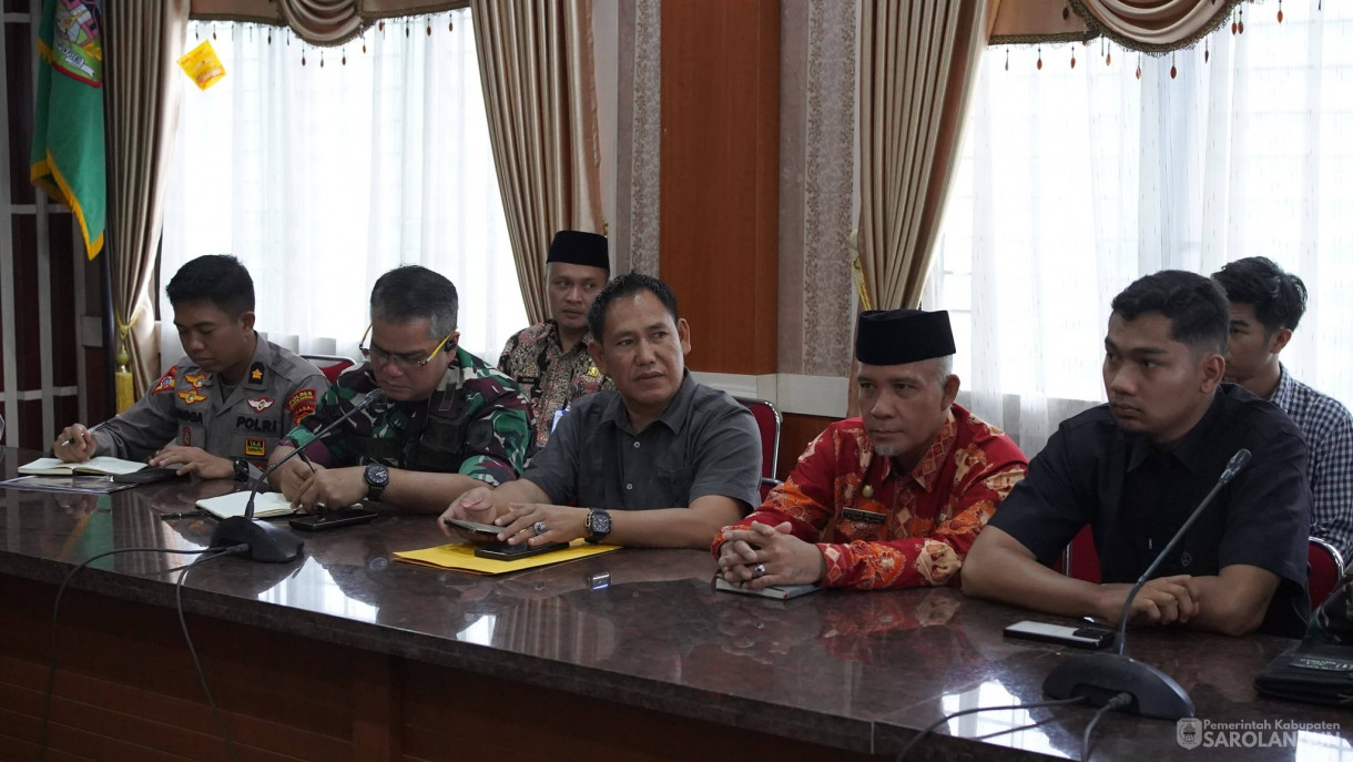 12 Maret 2026&nbsp;Rapat Forkopimda membahas Isu isu aktual Daerah Kab Sarolangun