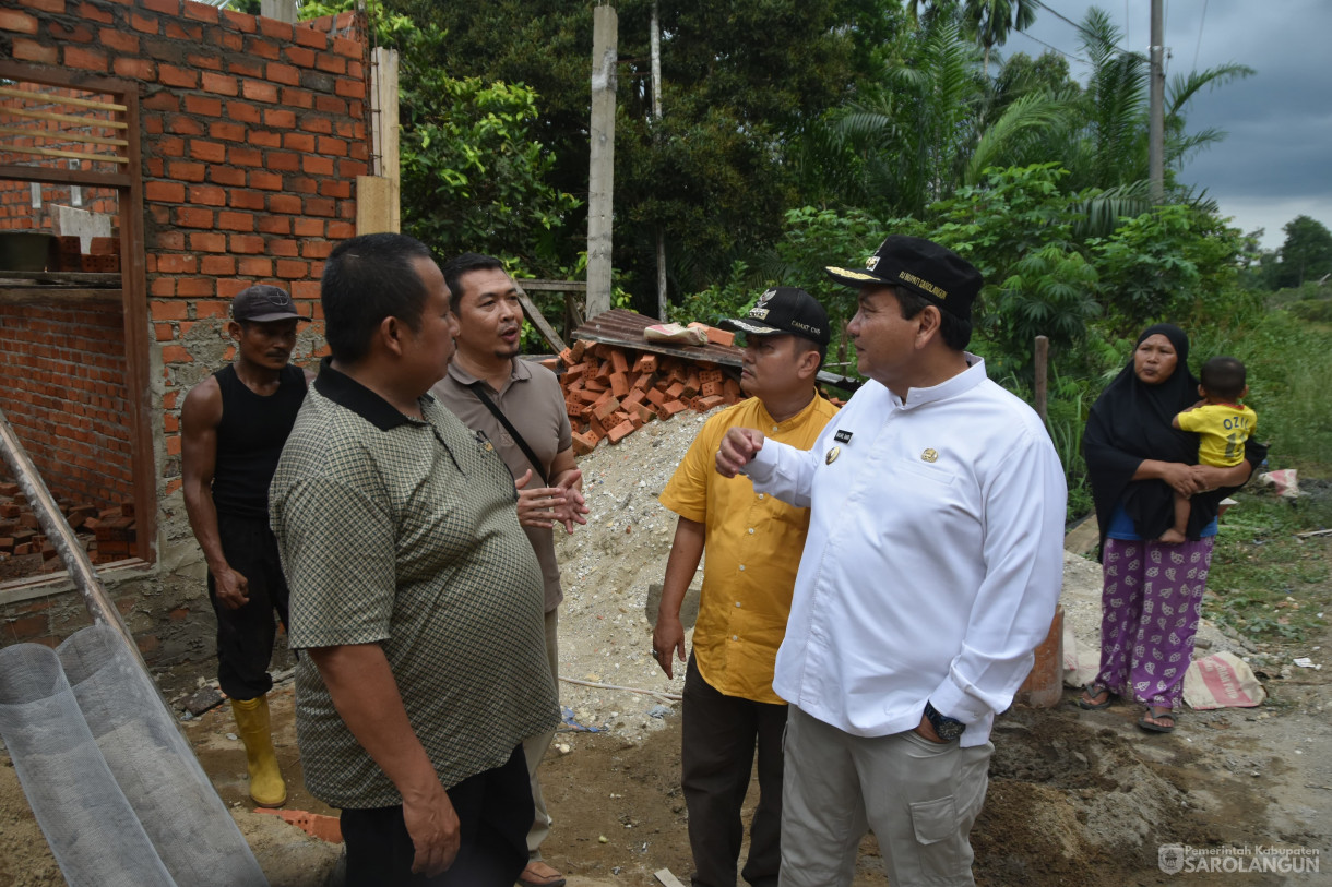 1 Desember 2023 - Meninjau Program Pembangunan Rumah Layak Huni Dalam Rangka Penanganan Kemiskinan Ekstrim Di Kecamatan Cermin Nan Gedang