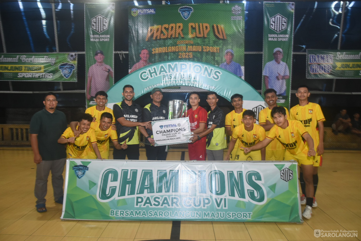 10 Agustus 2025 - Penutupan Sekaligus Final Pasar Cup VI Bersama Sarolangun Maju Sport 2025 di Lapangan Belakang Idaman