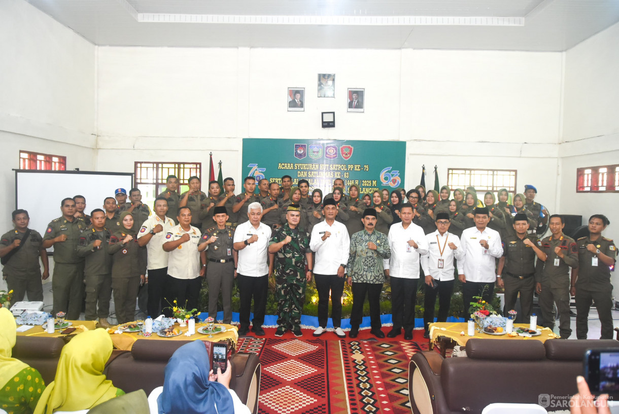 30 April 2025 - Syukuran HUT Satpol PP Ke 75 Tahun dan Satlinmas ke 63