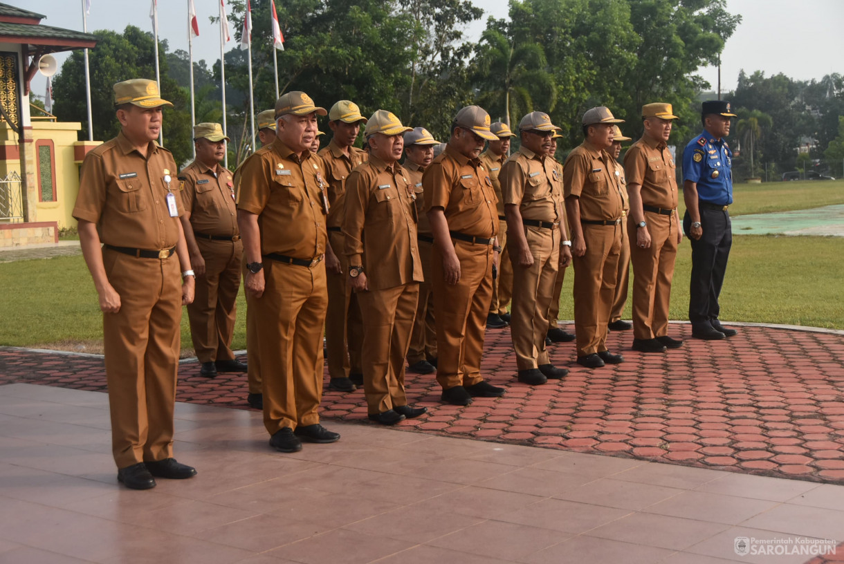 29 Juli 2024 -&nbsp;Apel Gabungan, Bertempat di Lapangan Gunung Kembang Sarolangun